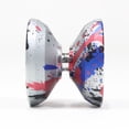 thumbnail image 2 of C3yoyodesign Epiphanion Yo-Yo - William Chow Design - Full Size Metal YoYo (Silver/Red/Blue/Black Splash), 2 of 3