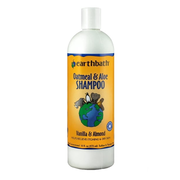 Earthbath Champú Para Perros De Avena Y Aloe - Champú De Avena Para Perros Alivio De La Piel Seca Y Picazón Lavado Para Perros Hecho En Estados Unidos Champús Para Mascotas Libres De Crueldad - Vainil