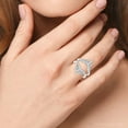 thumbnail image 6 of Pompeii 1ct TW Diamond Wedding Guard Band Insert Engagement Ring 14k Gold Lab Grown, 6 of 6