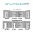 thumbnail image 4 of Cerradura De Puerta De Control Eléctrico De Una Sola Cabeza Cerradura De Seguridad Antirrobo Para Entrada De Acceso Izquierda Positiva Kearding EL007513-00, 4 of 6