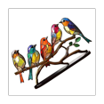 thumbnail image 1 of Home Desktop Living Room Wine Cabinet Office Colorful Exquisite Birds Series Ornaments Crafts, 1 of 5