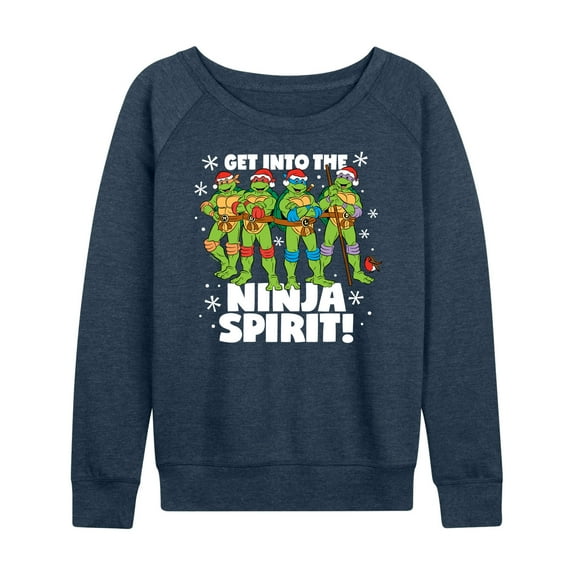 Teenage Muntant Ninja Turtles - Get Into The Ninja Spirit - Women's Lightweight French Terry Long Sleeve Shirt