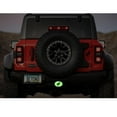 thumbnail image 4 of iPick Image for Ford new Bronco 3D Black Logo Night Glow Luminescent Oval Billet Aluminum 2 inch Tow Hitch Cover, Official Licensed, 4 of 6