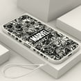 thumbnail image 2 of Marvel superhero cartoon For Apple iPhone 15 14 13 12 11 Pro Max Plus 8 7 SE Liquid Left Rope Phone Case Capa Soft Cover DMH, 2 of 6