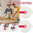 thumbnail image 4 of Proof Cover for Hand Mixer, Kitchen Splash Guard for Egg Beaters, Food Processor Attachment, Easy to Clean, Fits Most Mixers, 4 of 7