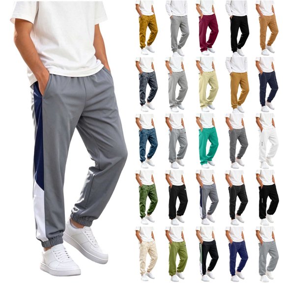 Boys Sweatpants Loose Fit Casual Pants with Pockets,Soft Breathable Joggers for Outdoor & School (Multiple Colors)