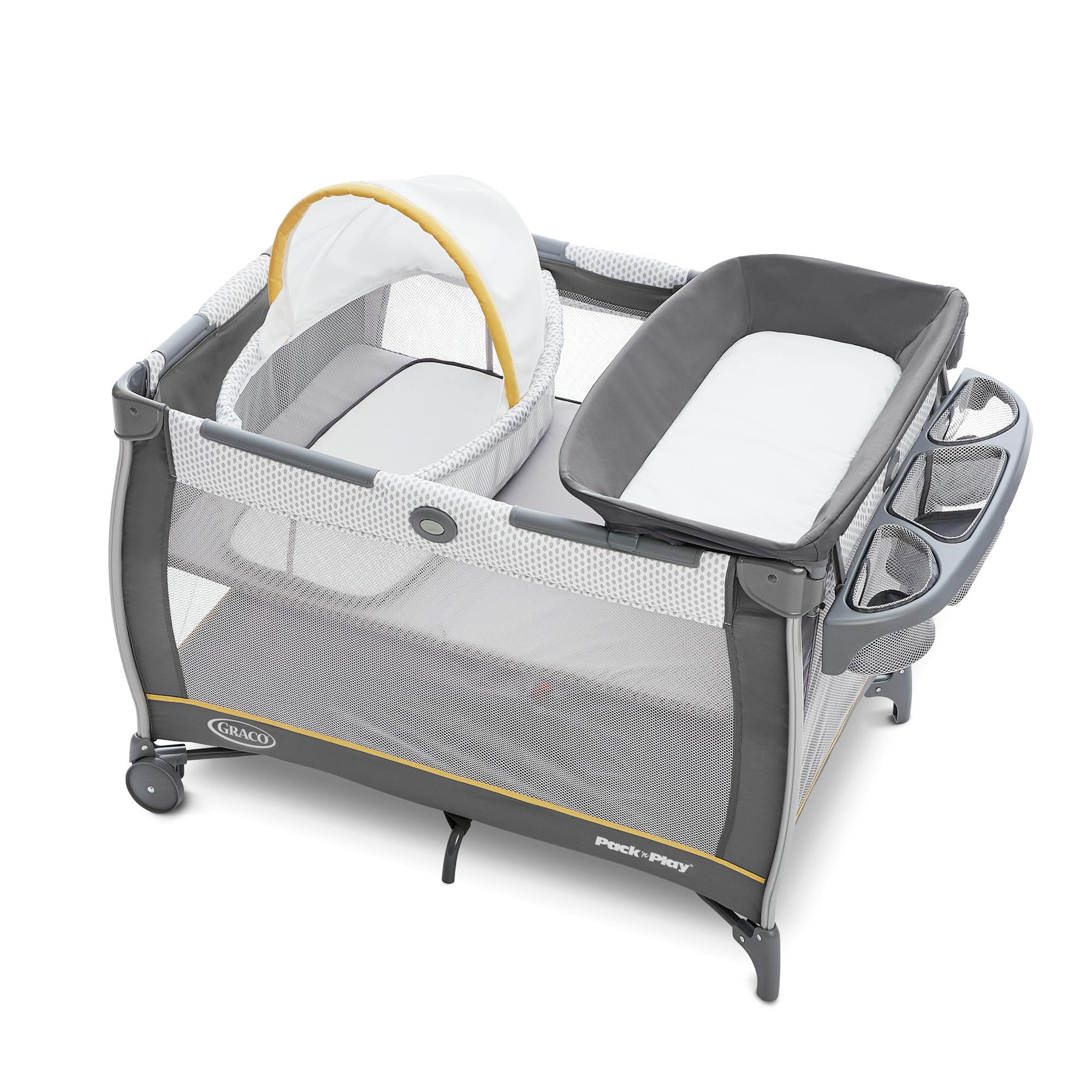 Graco Pack n Play Quick Connect Playard with Portable Bouncer Raleigh Unisex Walmart