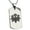Silver, variant on Stainless Steel Minamoto Samurai Crest Engraved Dog Tag Pendant Necklace