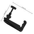 thumbnail image 2 of LOLIPPYY 2pcs Floor Violin Stand for Practice Black Plastic Violin Accessories, 2 of 8