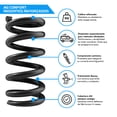thumbnail image 4 of Resortes Originales AG para Auto Completo para Chevrolet Suburban 2015 a 2020 4 Piezas Nuevos, 4 of 5