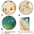 thumbnail image 3 of Designart "Umbrella Aerial Beach View VI" Nautical & Beach Floater Framed Canvas Art Print, 3 of 7