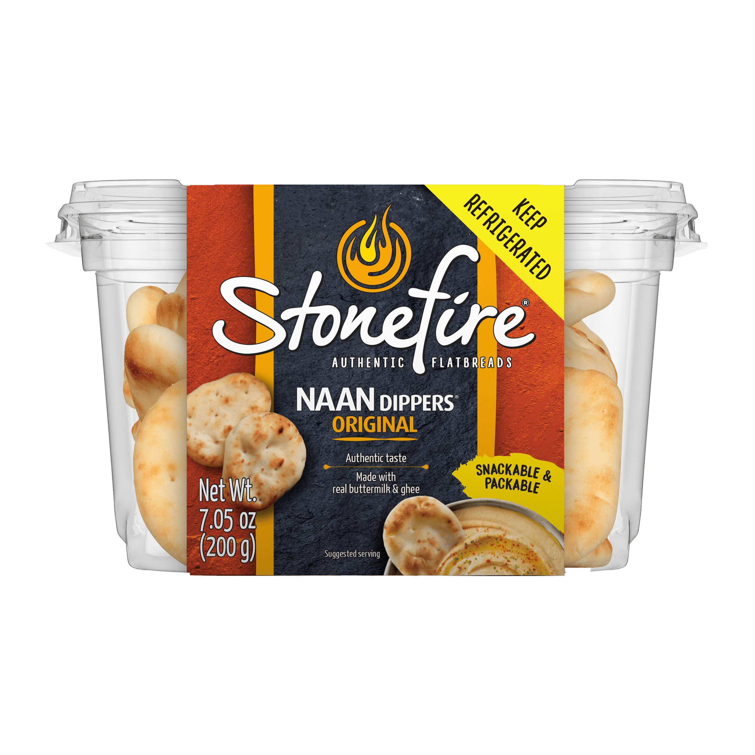 SF Original Naan Rounds - Soft, Fluffy Flatbread For Sandwiches, Pizzas & Appetizers - Made With Buttermilk & Ghee