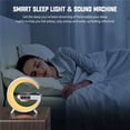 thumbnail image 5 of Bluetooth Speaker Wireless Charger Pad Stand Home Stereo Loudspeaker Subwoofer RGB Night Light Lamp Fast Charging Station Dock, 5 of 5