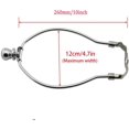 thumbnail image 2 of Paquete de 1 soporte para pantalla de lámpara de 10 pulgadas con forma de arpa, accesorios de iluminación para bricolaje, soporte para pantalla de lámpara con marco de cuerno para lámpara de mesa o, 2 of 5