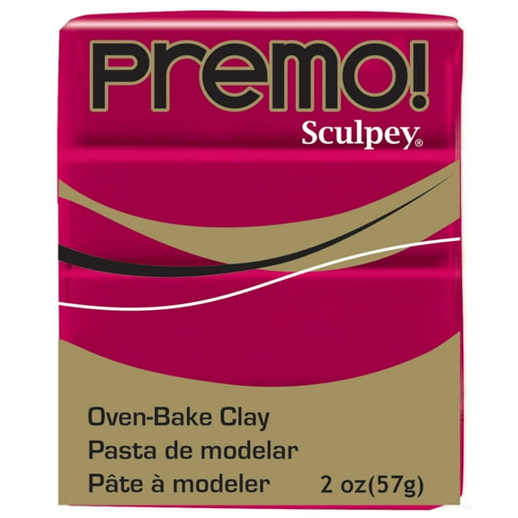 Premo! Sculpey Modeling Clay, 2 oz., Alizarin Crimson
