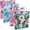 Floral, variant on 4 Pack Decorative Binder (Marble Set) (Floral)