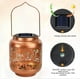 thumbnail image 5 of Faroles solares para exteriores, impermeables, colgantes, de metal, decorativos, LED, para patio, mesa, decoración de jardín., 5 of 6