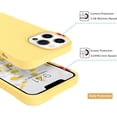 thumbnail image 3 of Sumao Designed for iPhone 13 Pro Max Case, Silicone Shockproof Slim Thin Phone Case (Yellow), 3 of 11