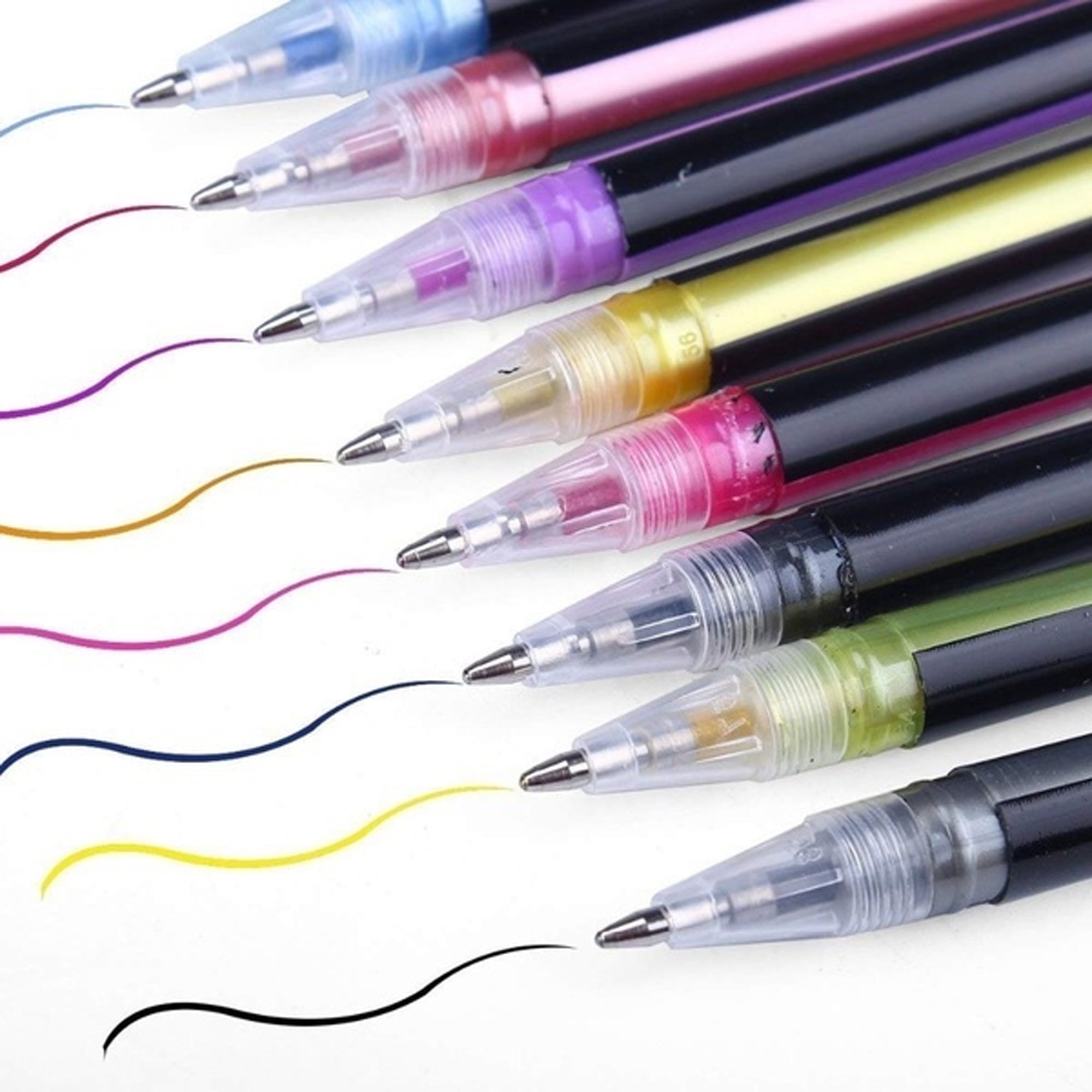 5pcs Color Note Art Marker Pens Set Glitter Highlighter Retro Colors Gel  Pen Liner for Drawing Paint School A7128 - AliExpress