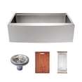 thumbnail image 2 of Rivage 36 x 22 Single Basin Apron Kitchen Workstation Sink, 2 of 15