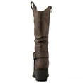 thumbnail image 5 of GLOBALWIN Women's Brown Knee High Cowboy Cowgirl Boots 5.5M, 5 of 7