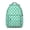 Greenish-blue, variant on Geometric Paisley Design Waterproof Backpack - Elegant Ergonomic Bookbag for Commuters & Students