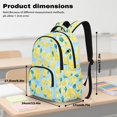 thumbnail image 7 of DISNIMO Lemon Print 17 Inch Sturdy Lightweight Kids School Backpack, Adjustable Padded Straps Bookbag for Boys Girls Daily Class Travel Outdoor Activities, 7 of 7