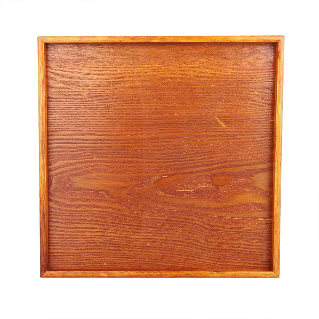 Bandeja de té de madera multiusos de 40*40*2,5 cm, plato para servir frutas, dulces, café, comida, hogar, Hotel