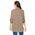 thumbnail image 2 of Woman Within Plus Size Rayon Pintucked Effortless Tunic Blouse, 2 of 5