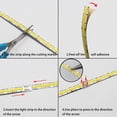 thumbnail image 4 of Kit de conectores de 10 mm para luces de tira regulables COB CCT, 4 conectores intermedios transparentes sin espacios, 3 cables de extremo, 4 of 7