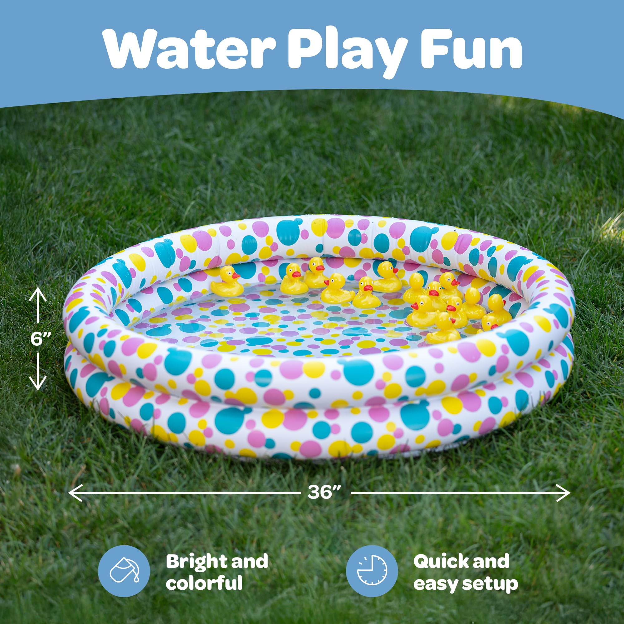 Duck Pond Matching Carnival Game, Outdoor Games for Birthday Party's, Easter Gift Summer Toy, for Kids Ages 4-8