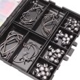 thumbnail image 3 of Kit de accesorios de pesca de 191pcs que incluye ganchos de plantilla. Snaps Swivels, 3 of 9