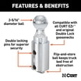 thumbnail image 2 of Curt 60616 2 5/16 Inch 30,000 Pound GTW Replacement Double Lock Gooseneck Ball, 2 of 2