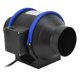 thumbnail image 5 of Ventilador de conducto en línea de 4 pulgadas, ventilador de escape de ventilación hidropónica, ventilador de tubería para tienda de cultivo Ultra silencioso, negro, 5 of 8
