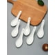 thumbnail image 3 of 2/4/6pcs White Ceramic Soup Spoons For Home And Restaurant Banquets, 3 of 5