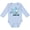AE-Light Blue, variant on Inktastic My Grammy Loves Me with Cute Sharks Boys or Girls Long Sleeve Baby Bodysuit