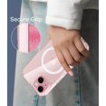 thumbnail image 3 of Compatible for iPhone 15 Case, with Magnetic, Translucent Matte Shockproof Anti-Slip Anti-Fingerprint Pocket-Friendly Phone Case Cover - - Clear, 3 of 7