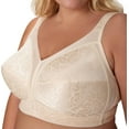 thumbnail image 3 of TEMOGU-Womens 18 Hour Comfort-Strap Wireless Bra, Full-Coverage Bra with 4-Way Trusupport, Single & 2-packFull Coverage Bra, 3 of 4