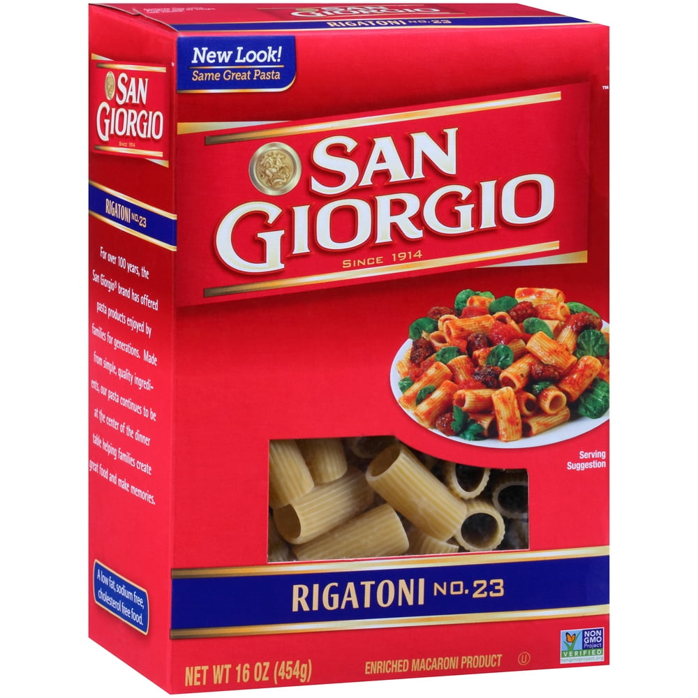 San Rigatoni Pasta, 16Ounce Box