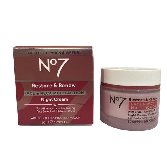 Crema de noche Boots No7 Restore and Renew 50 ml