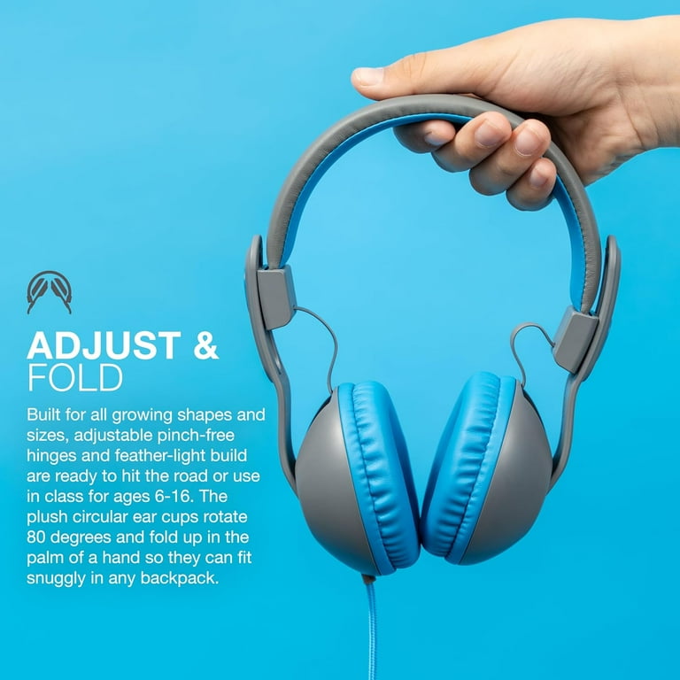 JLab JBuddies Studio 2 On Ear Wired Kids Headphones with