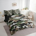 thumbnail image 3 of Castle Fairy Brown Green Black Camo Twin Bedding Sets 7-Piece for Children Teens Adults,Vintage Camouflage Bedding Comforter Set Microfiber,Abstract Geometric Breathable Sheet Sets, 3 of 8
