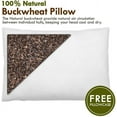thumbnail image 3 of Daiwa Felicity Organic Buckwheat Pillow for Sleeping with Pillow Case – Sobakawa Japanese Hull Pillows with Premium Buckwheat Hulls - Cooling & Breathable with Neck Support for Any Sleeping Position, 3 of 7