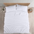 thumbnail image 3 of Juego de sábanas Utopia Bedding Queen de microfibra cepillada, color blanco, 3 of 6
