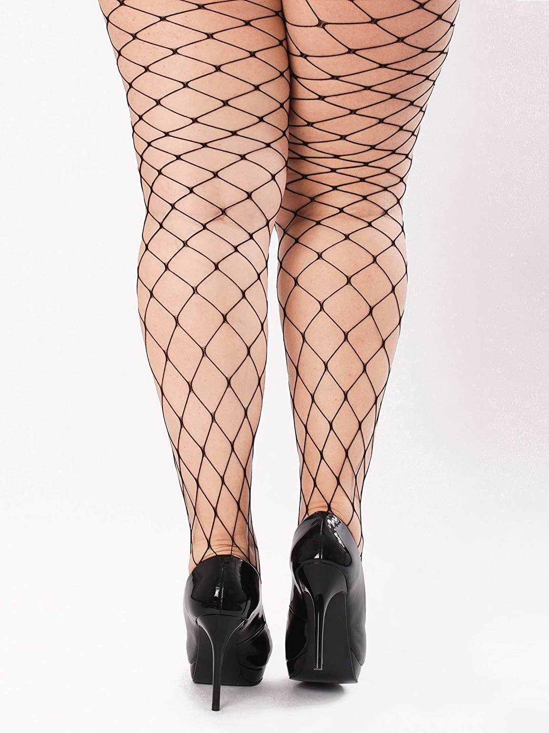 6 Pairs Plus Size Fishnets Tights Sexy 