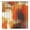 Orange, variante sur Rideau de Douche Abstrait Bleu Orange Peinture à l'Huile Aquarelle Grunge Coups de Pinceau Art Coloré Déco Maison Moderne Tissu Rideau de Salle de Bain avec Crochet en Plastique