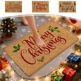 thumbnail image 7 of Christmas Entrance Door Mat, Nonslip Absorbent Floor Rug, Multicolor Polyester Holiday Kitchen Rug, 16x24 Inch Dirt Proof Cushion Mat for Entryway Porch Bathroom, 7 of 7