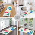 thumbnail image 6 of Yayeee Runner Rug for Bedroom 2'x6' Machine Washable Hallway Non Slip Mat, Colorful Round, 6 of 8