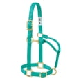 thumbnail image 2 of Weaver Leather Horse Halter: Adjustable Nylon for Comfort & Durability Emerald Green / Average Horse, 2 of 2