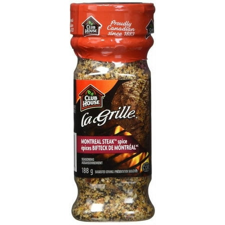 Club House La Grille Montreal Steak Spice  188g/6.6 oz